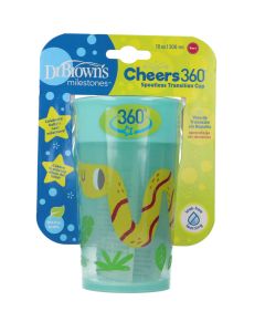Dr. Browns Vaso de transición sin boquilla para aprender a beber Verde