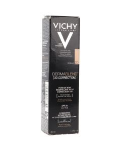 Vichy Dermablend 3D Corrección Fondo Maquillaje Corrector 16H 20 Tono Vainilla