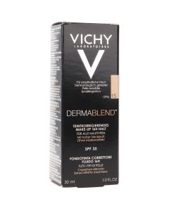 Vichy Dermablend Fondo Maquillaje Fluido 16H 15 Tono Ópalo