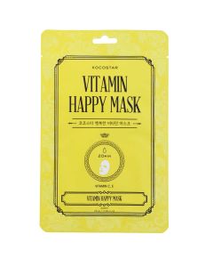 Mascarilla Coreana Antioxidante Kocostar Vitamin Happy Mask