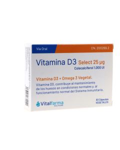 Vitamina D3 25mcg 1.000ui