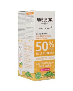 Weleda Pack Duplo Gel Dentífrico Infantil 2x50 ml