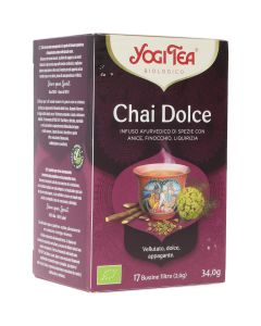 Yogi Tea Infusiones Chai Dulce 17 Bolsitas
