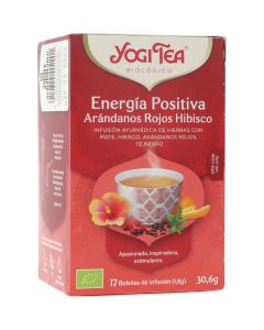 Yogi Tea Energía Positiva Arándanos Rojos 17 Bolsitas