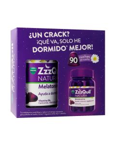 ZzzQuil Natura Melatonina Pack Especial 90 gominolas