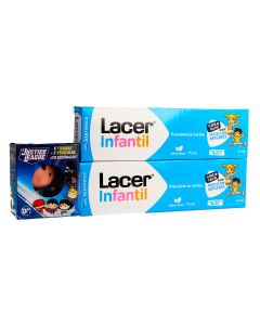 Lacer Infantil Duplo Gel Dental Fresa 75 ml