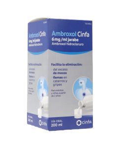 Ambroxol cinfa 6 mg/ml jarabe 1 frasco 200 ml