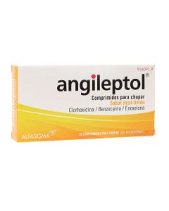 Angileptol 30 comprimidos para chupar (sabor miel-limón)