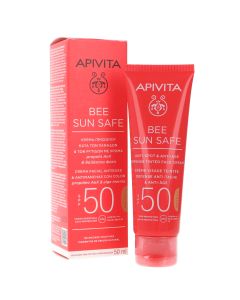Apivita Bee Sun Safe SPF50 Crema Antiedad Antimanchas Color 50 ml