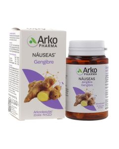 Arkocápsulas Jengibre Náuseas y Mareo Arkopharma