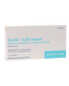 Artific 3,2 mg/ml colirio en solución 30 monodosis 0,5 ml