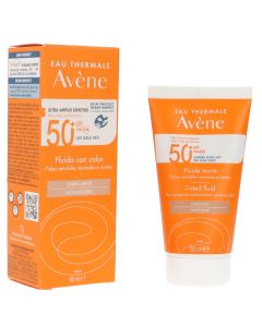 Avène Fluido con Color SPF50+ Formato 50 ml