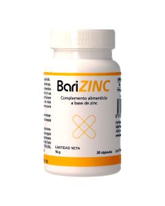 BARIZINC 30 Cápsulas | Zinc para Cabello, Uñas y Piel