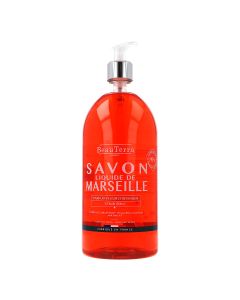 BeauTerra Jabón de Marsella Flor de Naranjo 1 L | Limpieza Suave para Cuerpo y Manos