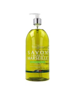 Jabón de Marsella Menta-Limón 1 L | Limpieza Suave para Cuerpo y Manos