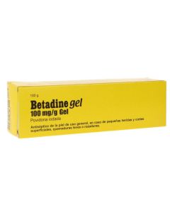 Betadine 100 mg/g gel cutáneo 1 tubo 100 g