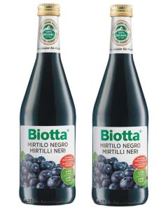 Biotta Zumo Orgánico Mirtilo Negro Pack Duplo 2x500 ml
