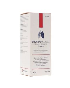 Broncomedical con sulfoguayacol 2 mg/ml + 10 mg/ml jarabe 1 frasco 180 ml