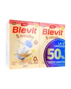 Pack Duplo 8 Cereales Blevit Bibe para bebés a partir de 5 meses 2 x 500 gramos