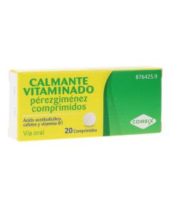 Calmante vitaminado pérezgiménez 20 comprimidos