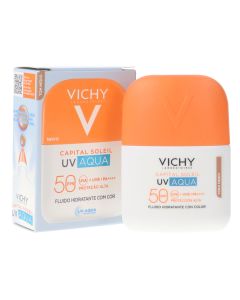 Capital Soleil UV-Aqua SPF50 Fluido Hidratante Invisible Tono Medio 50 ml