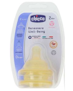 Chicco Well Being Recambio Tetinas de Látex +2M 