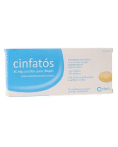Cinfatos 10 mg 20 pastillas para chupar