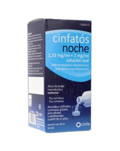 Cinfatos noche 1,33 mg/ml + 2 mg/ml solución oral 1 frasco 150 ml