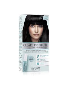 Tinte Negro Sin Amoniaco color Negro 1.0 - Coloración Permanente 3 Pasos | Clearé Institute