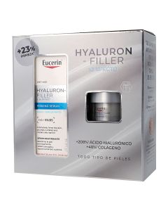 Cofre Eucerin Hyaluron-Filler | Sérum Reafirmante + Crema Día SPF 30