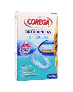 Corega Ortodoncias y Férulas 36 Tabletas