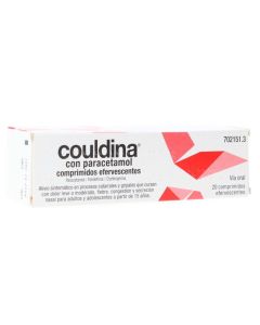 Couldina con paracetamol 650 mg/4 mg/10 mg 20 comprimidos efervescentes