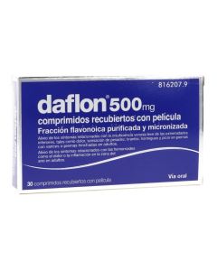 Daflon 500 mg 30 comprimidos recubiertos