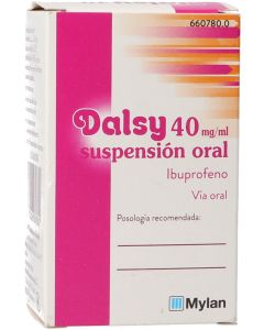 DALSY 40 mg/ml SUSPENSION ORAL, 1 frasco de 30 ml