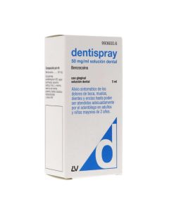 Dentispray 50 mg/ml solucion dental 1 frasco 5 ml