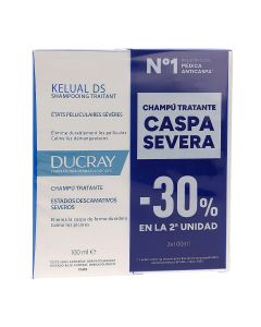 Ducray KELUAL DS Champú Tratante Duplo | Alivio y limpieza del cuero cabelludo