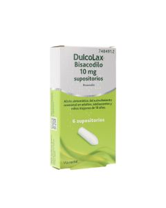Dulcolaxo bisacodilo 10 mg 6 supositorios