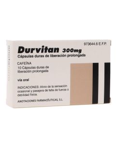 Durvitan 300 mg 10 capsulas liberacion prolongada
