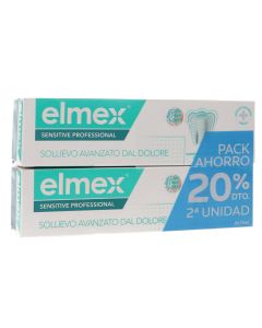 Duplo Ahorro Pasta Dental Sensitive Professional Elmex 2 x 75 ml