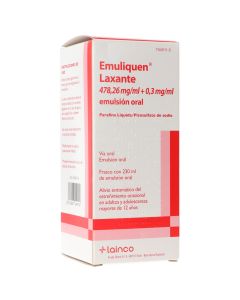 Emuliquen laxante 478,26 mg/ml + 0,3 mg/ml emulsion oral 1 frasco 230 ml