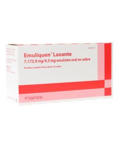 Emuliquen laxante 7173,9 mg/4,5 mg emulsión oral 10 sobres 15 ml