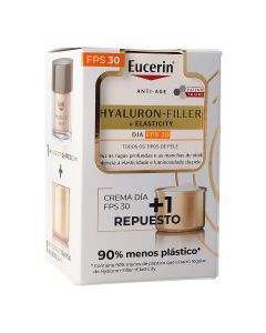 Eucerin Hyaluron-Filler + Elasticity Día FPS 30 Recarga | Antiedad Piel Madura