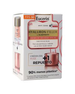 Eucerin Hyaluron-Filler + Elasticity Día Rosé FPS 30 | Luminosidad y Elasticidad