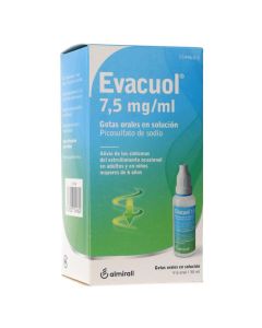 Evacuol 7,5 mg/ml gotas orales en solución 1 frasco 30 ml