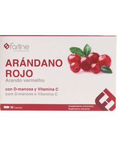 Arándano Rojo con D-manosa y Vitamina C – 30 Cápsulas