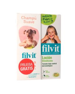 Filvit Loción Dimeticona - Elimina Piojos y Liendres Sin Insecticidas