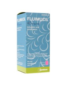 Fluimucil 40 mg/ml solución oral 1 frasco 200 ml