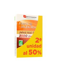 Pack Duplo Forté Pharma Jalea Real BIO 3500 mg - 2 x 10 Ampollas