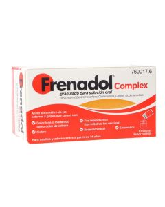 Frenadol complex 10 sobres granulado para solución oral
