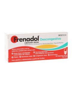 Frenadol descongestivo 16 cápsulas